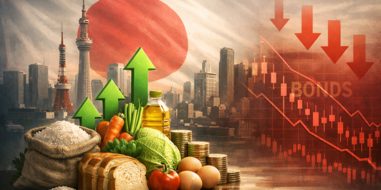 Japan bond yields surge as food tax cut lifts stocks before snap election