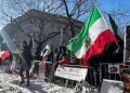 Hundreds rally outside Iranian UN ambassador’s Fifth Avenue residence calling for regime change
